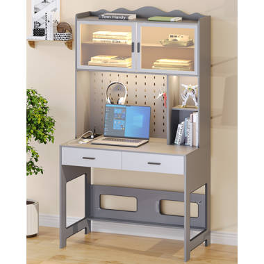 Yohan desk outlet with hutch